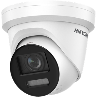 Hikvision 8MP ColorVu Strobe Light and Audible Warning Fixed Turret Network Camera