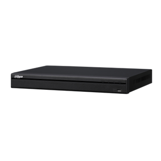 NVR4204-P-4KS2   4 Channel 1U 2HDDs 4PoE 4K & H.265 Lite Network Video Recorder