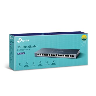 TP-Link (TL-SG116) 16-Port Gigabit Desktop Switch