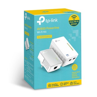 TP-Link (TL-WPA4220 KIT) 300Mbps AV600 Wi-Fi Powerline Extender Starter Kit