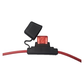 Inline Blade Fuse Holder Maxi Type 50A 6AWG x 300mm Long