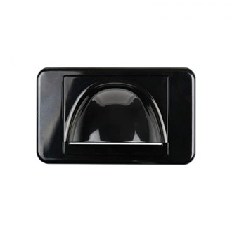 Digitek Bullnose Wallplate BLK