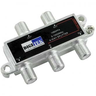Digitek/Hills 4way TV splitter 5-1000Mhz