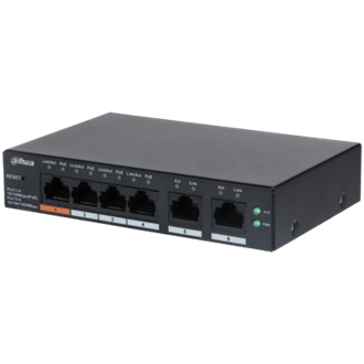 Dahua CS4006-4ET-60 6-Port Cloud Managed Desktop Switch with 4-Port PoE