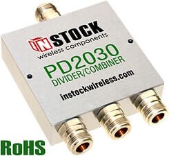3 way - Instock Wireless N/F DAS Splitter