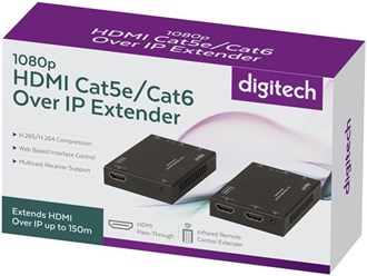 Digitech EXTENDER HDMI CAT5E/6 TCP/IP 1080P 150M