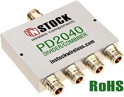 4 way - Instock Wireless N/F DAS Splitter