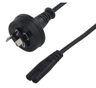 8Ware 2 Pin Fig8 Core Power Cable 2m