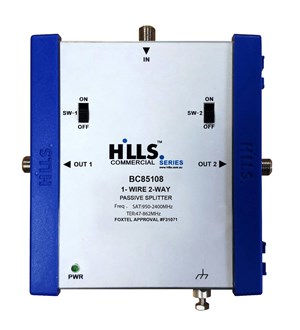 Hills BC85108 1-WIRE 2WAY PASSIVE SPLITTER