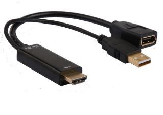 8Ware HDMI to DP M/Female USB� Adapter Cable