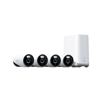 EUFY SECURITY E330 24/7 CAMERA 4 PACK WITH  HOMEBASE 3