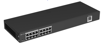 Ruijie Reyee RG-ES216GC 16-Port Gigabit Smart Switch, 16  Gigabit RJ45 Ports,19-inch Rack-mountable Steel Case