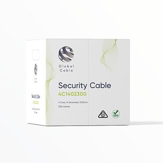 Global 4 core 14 strand security cable