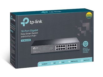 TP-Link (TL-SG1016PE) 16-Port Gigabit Easy Smart PoE Switch with 8-Port PoE+