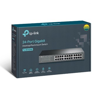 TP-Link (TL-SG1024D) 24-Port Gigabit Desktop/Rackmount Switch