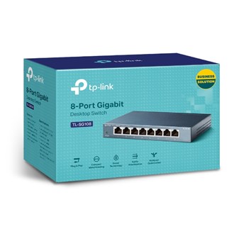 TP-Link (TL-SG108) 8-Port Gigabit Desktop Switch