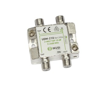 Ikusi 2-way shielded tap 10db