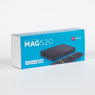 MAG520Linux set-top boxes with 4K and HEVC support