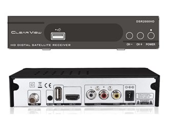 DVBS2 Satellite FTA Satellite  Receiver, 12V/240V
