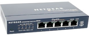 5 PORT Netgear GS105 Gigaibit