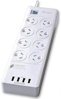 Sansai 8 Way Surge Protector Pow