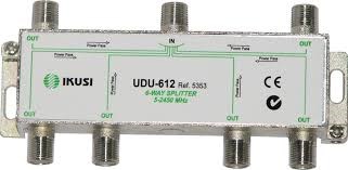 Ikusi 6-way shielded splitter UDU-612